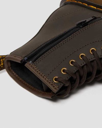 Botas Con Cordones Dr Martens Junior 1460 Wildhorse Cuero Para Niños DR2736D